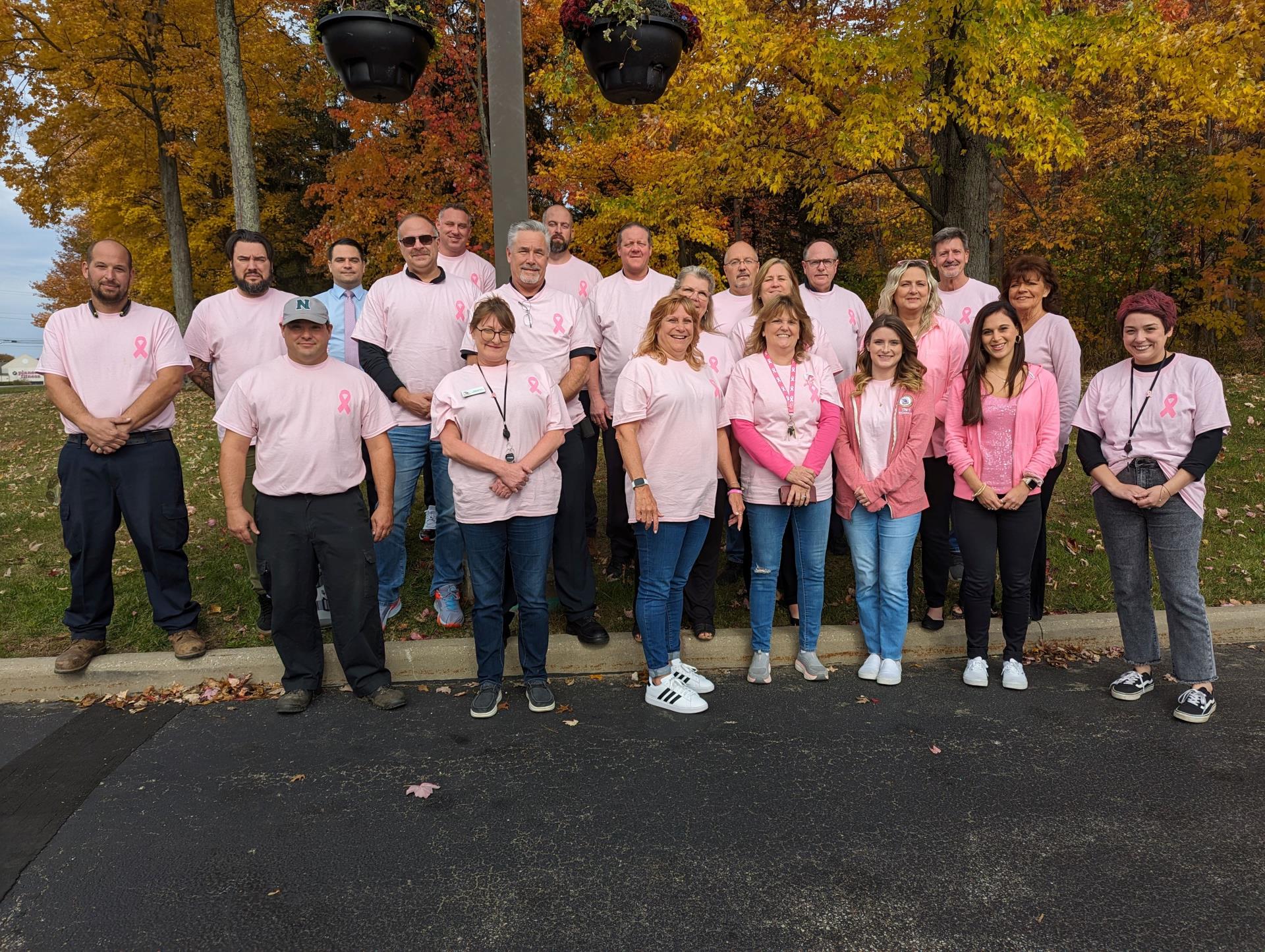 City Employees Wear Pink