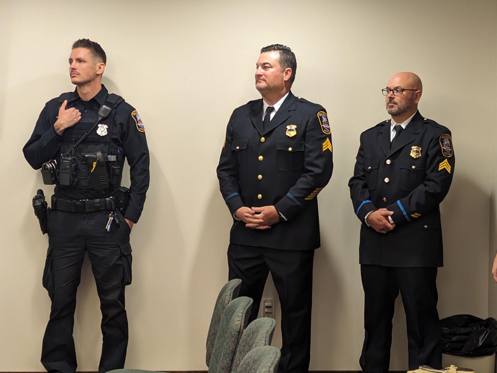 Police Promotions, New Hire